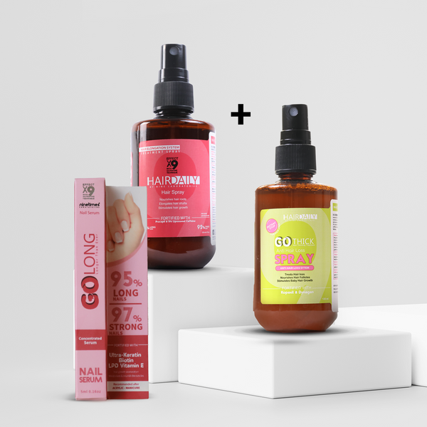 روتين إيقاف التساقط وتكثيف الشعر + تقوية و تطويل الأظافر