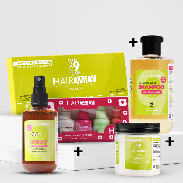 روتين علاجي لوقف التساقط و لترميم الشعر