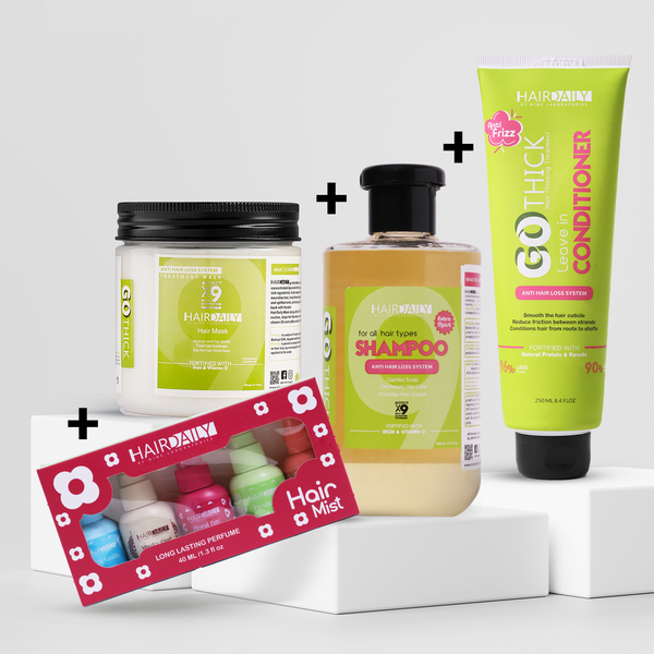 روتين علاجي متكامل لعلاج الشعر التالف والجاف مع بوكس هير ميست